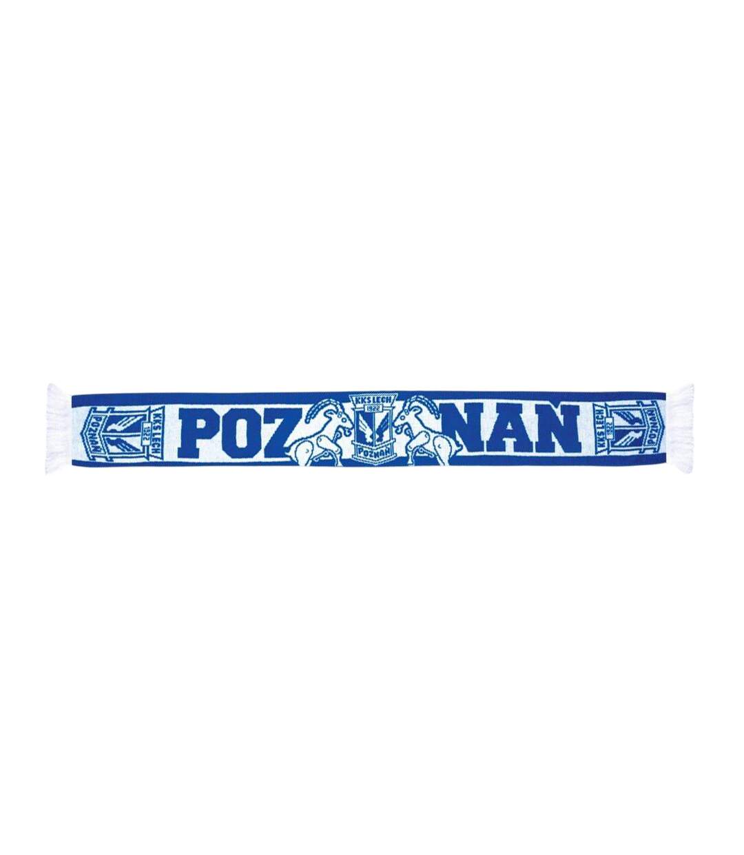 Écharpe Foot Taille Unique Blanc Bleu Lech Pozna-2