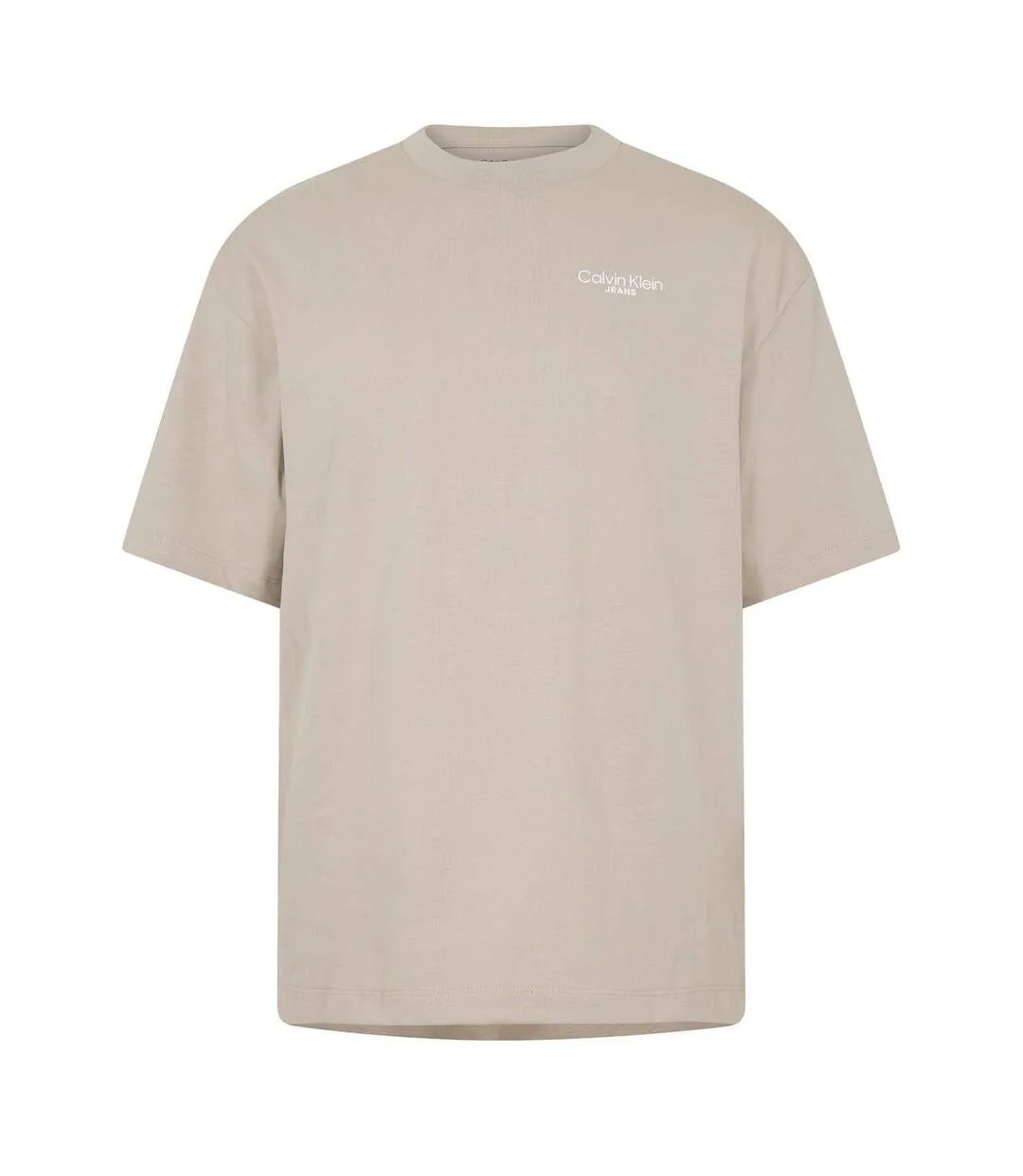 T-shirt Motif/style Imprimé Au Dos Homme Beige Calvin Klein-1