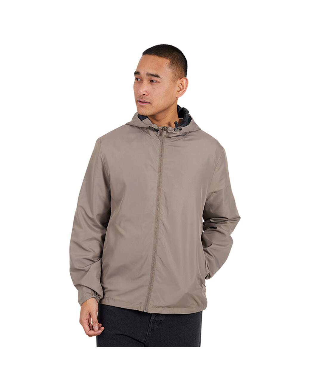 Veste À Capuche Homme Taupe Brave Soul-2