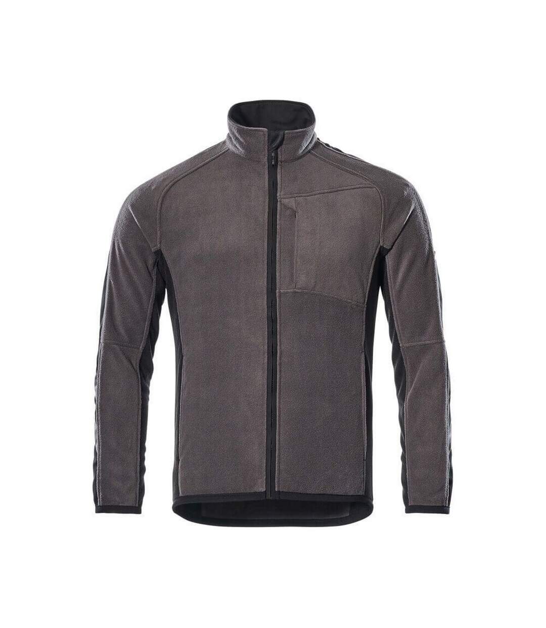 Mens Unique Hannover Fleece Jacket Dark Anthracite Black Mascot-1