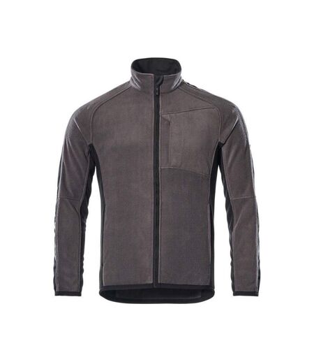 Mens Unique Hannover Fleece Jacket Dark Anthracite Black Mascot