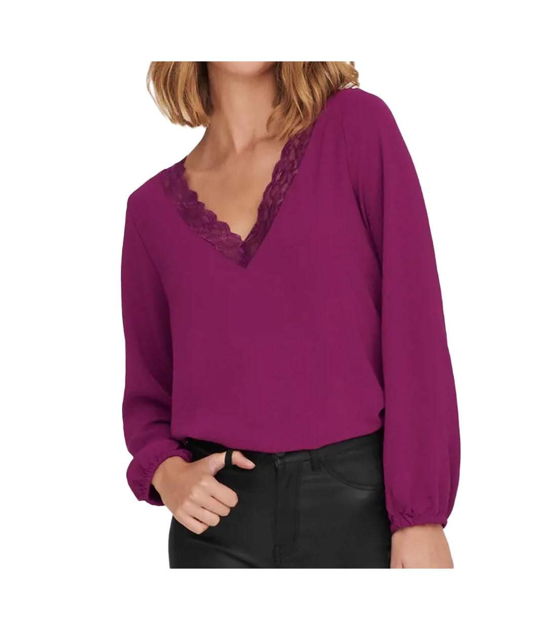 Blouse Fuchsia Femme JDY Claudia - M-1