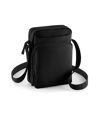 Bagbase Across Shoulder Strap Cross Body Bag (Pack of 2) (Black) (One Size) - UTBC4472