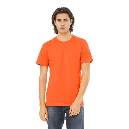 T-shirt adulte orange Bella + Canvas