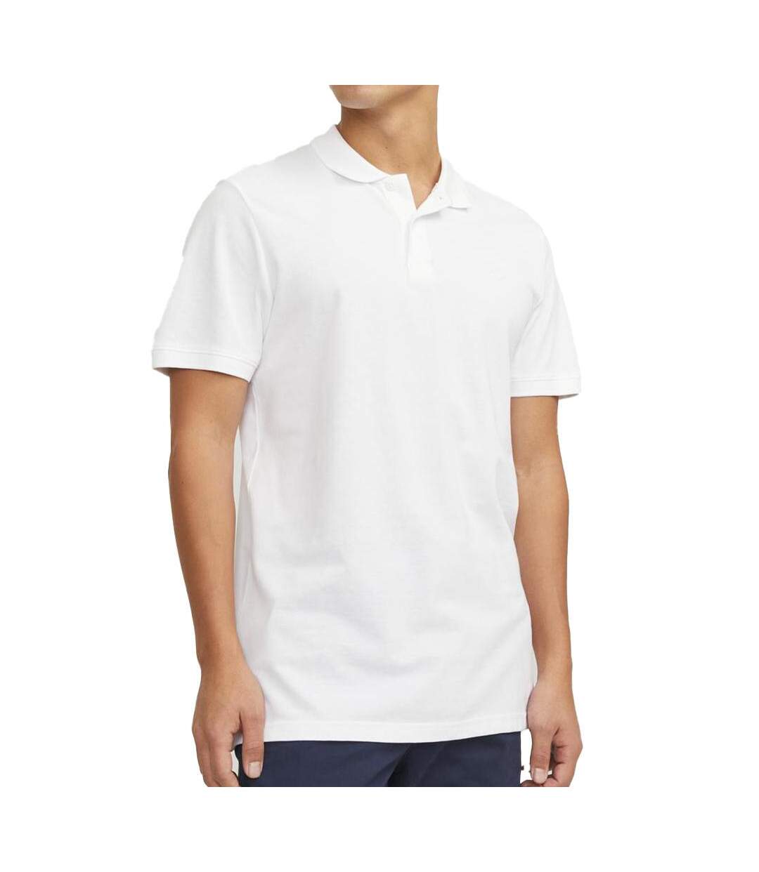 Polo Blanc Homme Jack & Jones Basic - 3XL-1