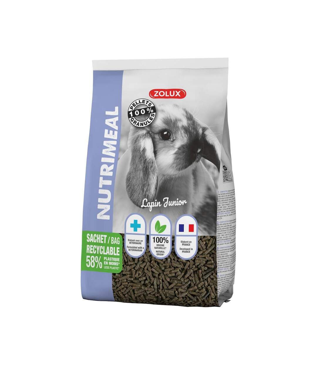 Granulés pour lapins nain Nmeals 2.5 kg