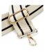 Bagbase Boutique Striped Adjustable Bag Strap (Oyster/Black) (One Size)