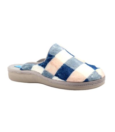 Chaussons mules yasmina femme bleu Lunar