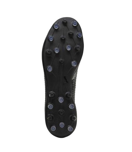 Mens Future 8 Match Flat Firm Ground Football Boots  Black Puma