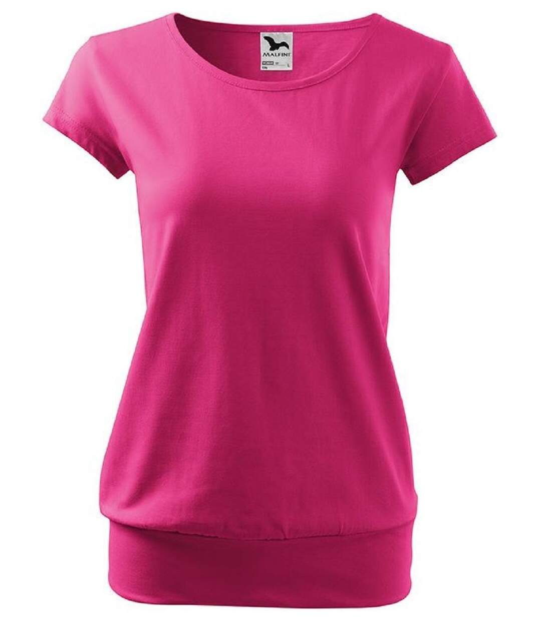 T-shirt style silhouette fluide - Femme - MF120 - rose magenta-1