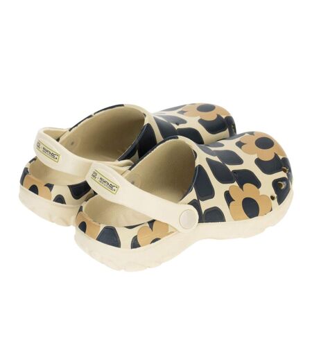 Sabots Motif/style Fleur Géante Orla Kiely Enfant Monochrome Regatta
