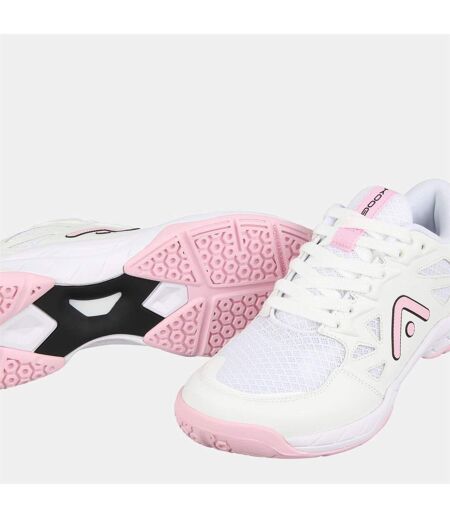Chaussures Netball Femme Blanc Rose KooGa