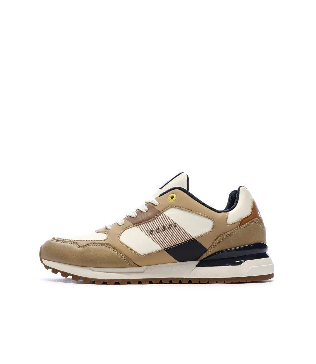 Baskets beige/marron homme redskins obvious-1
