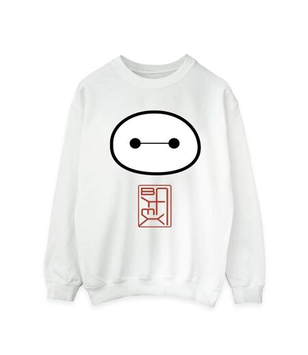 Disney - Sweat BIG HERO BAYMAX ICON - Femme (Blanc) - UTBI11531