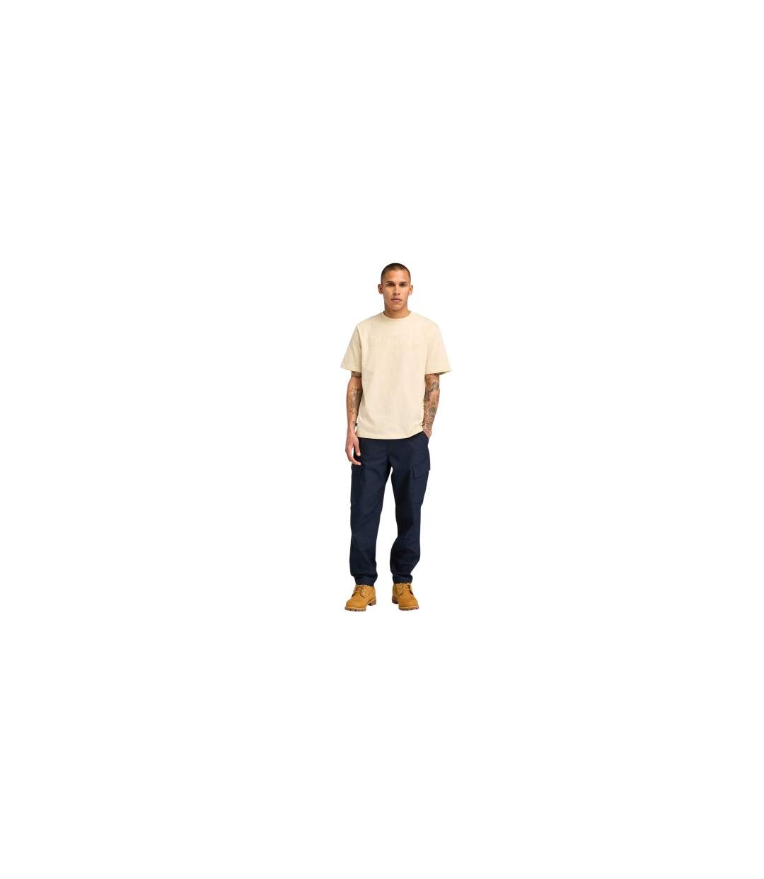 T-shirt Hampton Homme Naturel Timberland-1