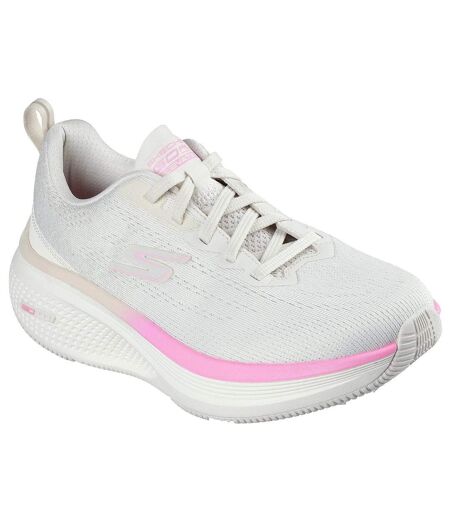 Womens/ladies Go Run Elevate 2.0 Trainers Natural Pink Skechers