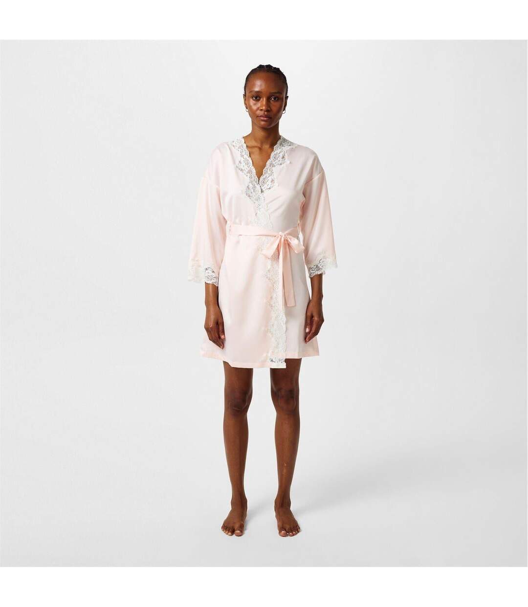 Peignoir Femme Rose Ralph Lauren-4