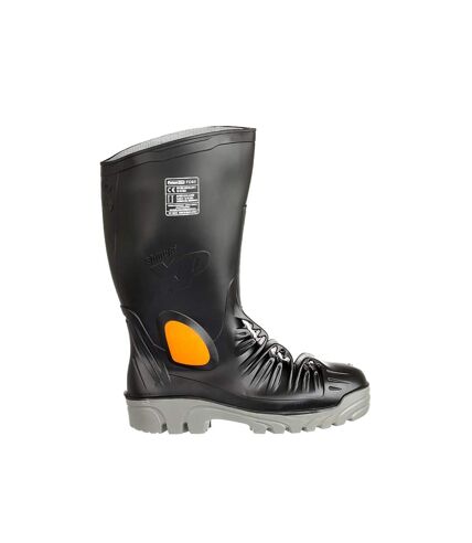 Portwest Mens Mettamax Safety Wellington Boots (Black) - UTPW1235