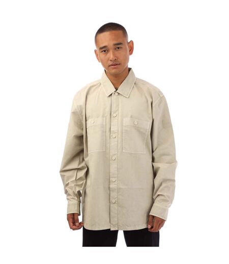 Chemise Locky Homme Beige Boss