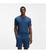 Mens Waffle Knit Pyjama Top Mid Blue Boss-2