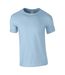 Gildan Mens Soft Style Ringspun T Shirt (Light Blue) - UTPC2882