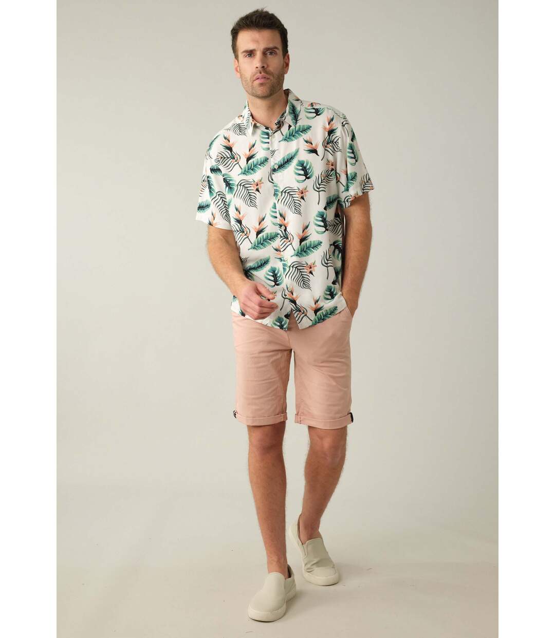Bermuda en coton pour homme KARMA-2