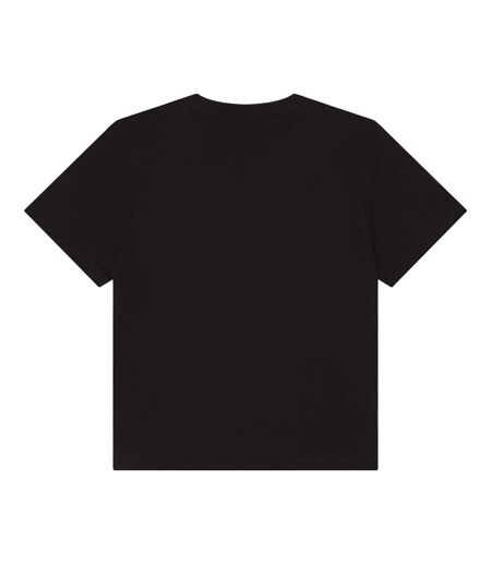Womens/ladies Heavy Boxy T-shirt Black Bella + Canvas