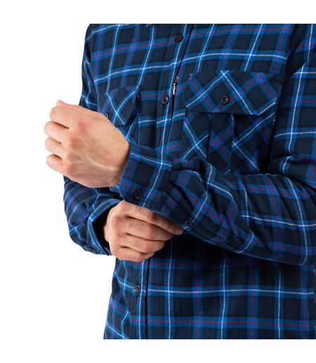 Mens Rapeseed Check Shirt Dark Blue Trespass