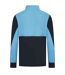 Mens quarter zip track top navy/sky blue Finden & Hales-2