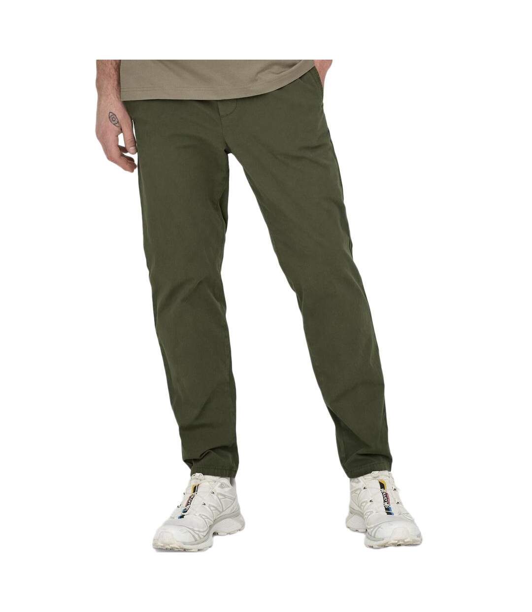 Pantalon kaki foncé homme only & sons linus 22029765-1