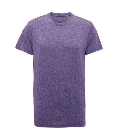 Tri Dri - T-shirt de fitness à manches courtes - Homme (Violet chiné) - UTRW4798