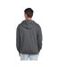 Unisex Adult Nublend Full Zip Hoodie Black Heather Jerzees-3