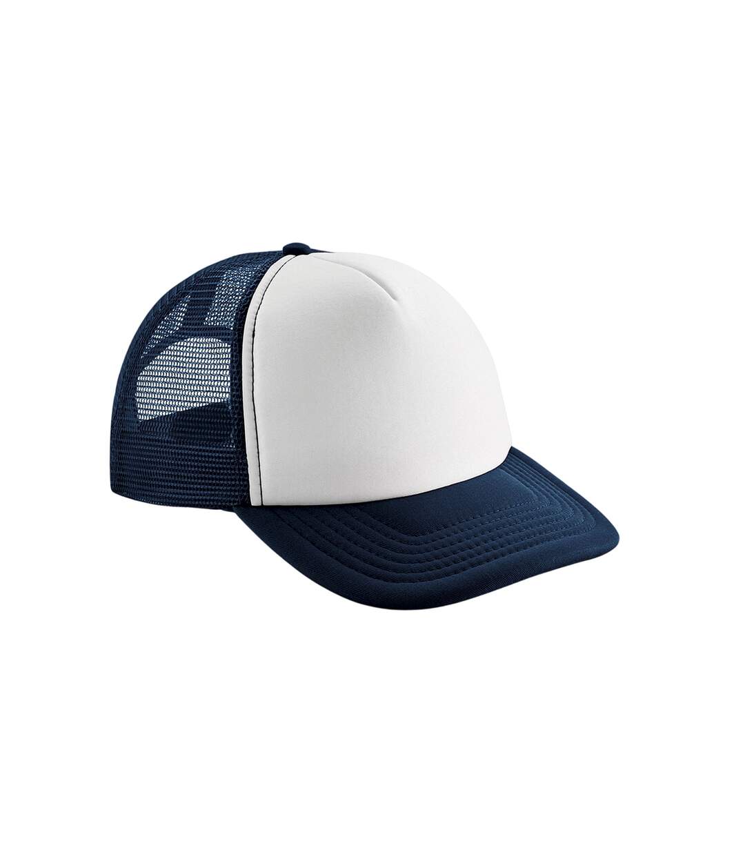 Casquette trucker bleu marine / blanc Beechfield-1