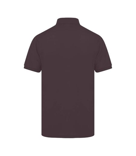 Henbury Mens Short Sleeved 65/35 Pique Polo Shirt (Dark Grey) - UTRW625