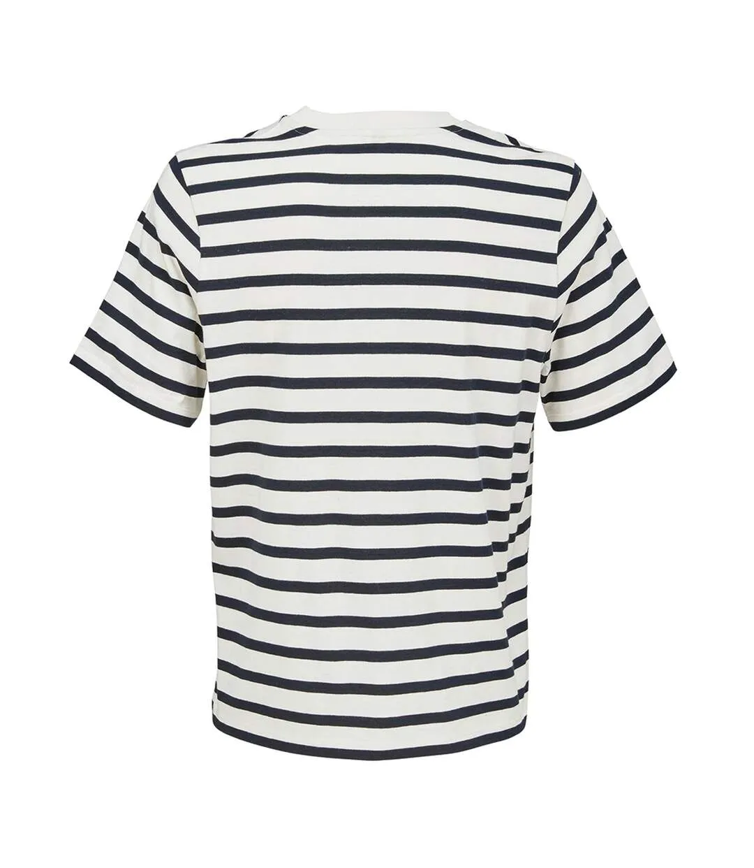 Womens/ladies Legend T-shirt Off White Navy SOLS-2