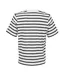 Womens/ladies Legend T-shirt Off White Navy SOLS-2