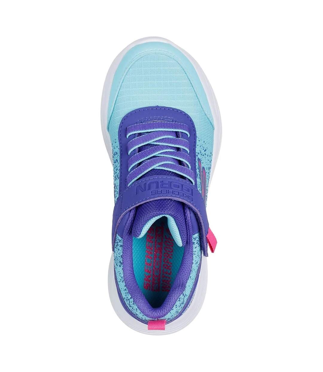 Baskets go run v2 enfant violet / turquoise vif Skechers-3