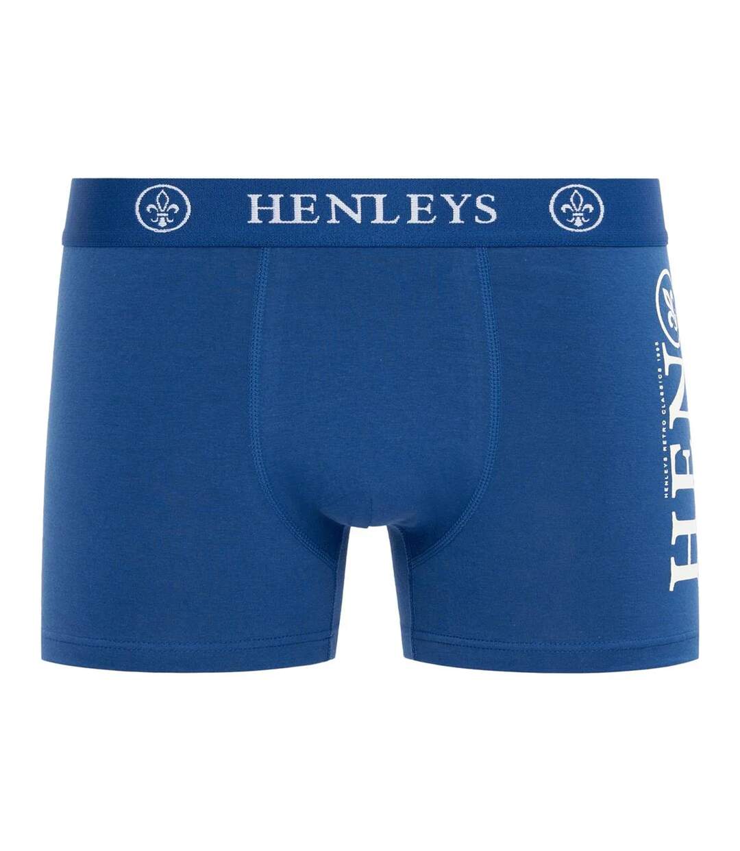 Boxers Kelmack2 Homme Bleu Noir Pourpre Gris Bleu Marine Henleys-3