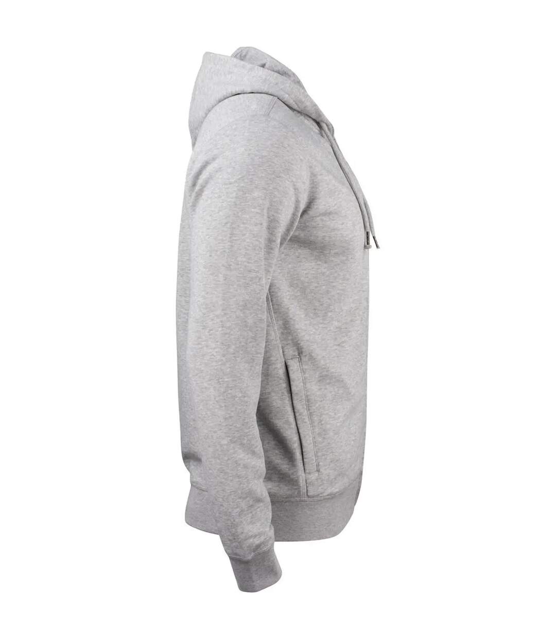 Veste À Capuche Homme Gris Chiné Clique-4