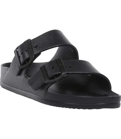 Womens/ladies Brooklyn Dual Straps Sandals Black Regatta