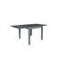 Table de Jardin Extensible Haria 80-160cm Gris-1