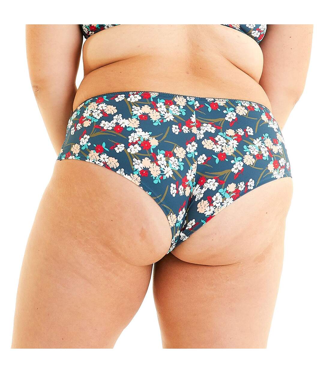 Shorty turquoise/rouge Elena-3