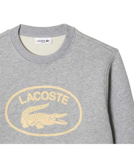 Sweat Femme Gris Lacoste