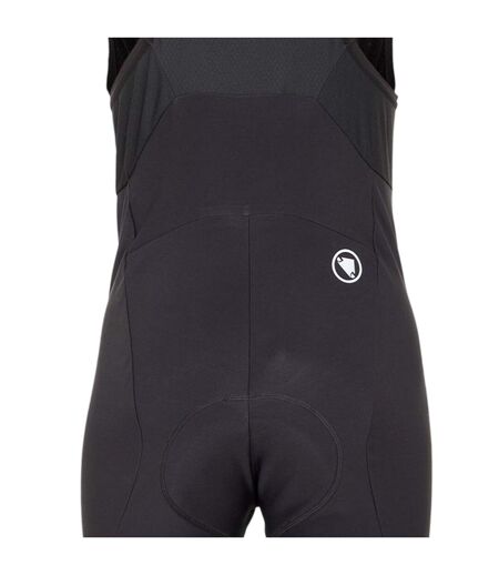 Mens Zip Front Cycling Bib Shorts Black Endura