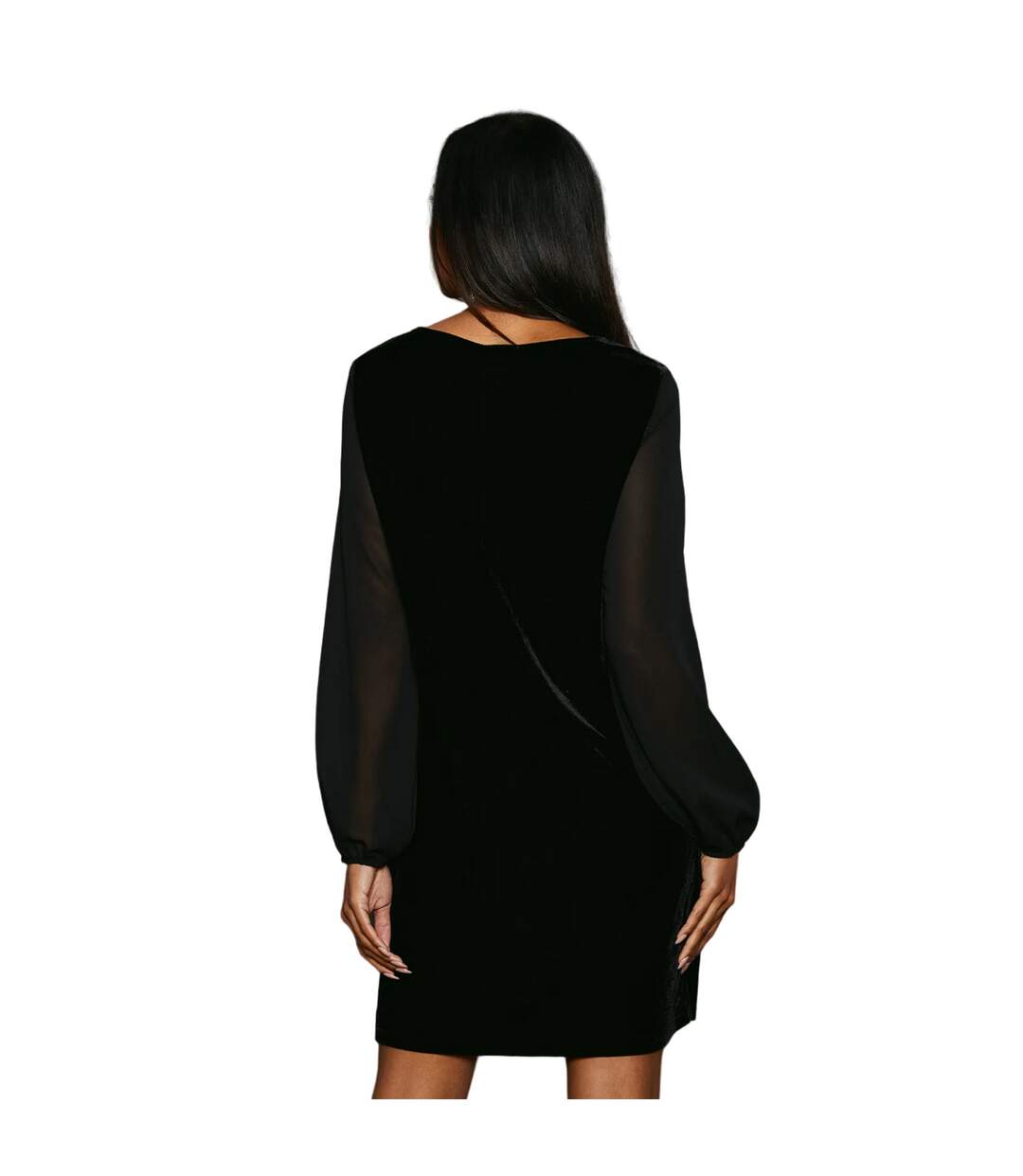 Robe Droite Femme Noir Principles-3