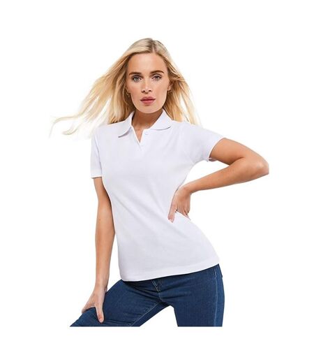 Casual Classic Womens/Ladies Polo (White) - UTAB254