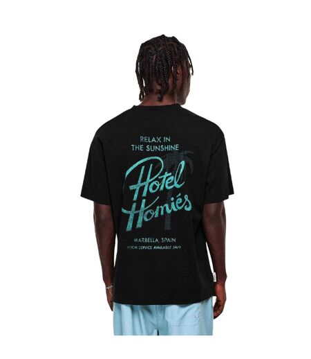 T-shirt Hotel Homies Homme Noir Homies Marbella