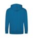Awdis Plain Mens Hooded Sweatshirt / Hoodie / Zoodie (Sapphire Blue)
