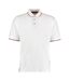 Polo st mellion homme blanc / rouge Kustom Kit