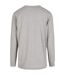 T-shirt Manches Longues Adulte Gris Chiné Build Your Brand-2